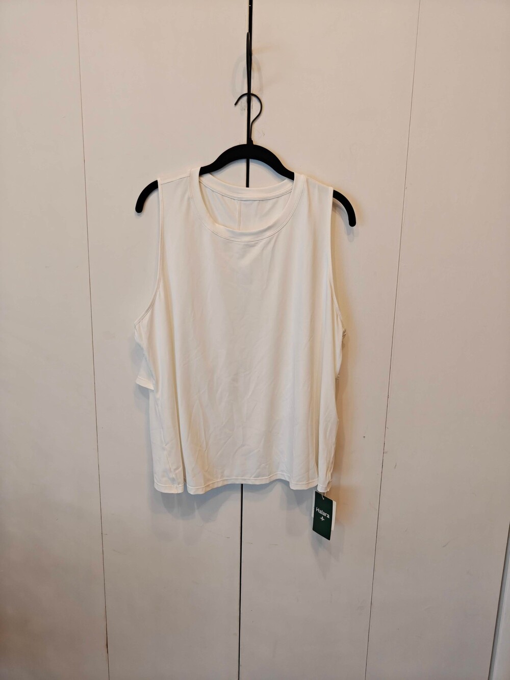 Halara White Sleeveless Tank Top Women's Athletic Workout Shirt